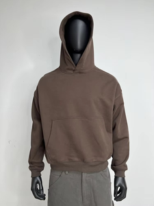Sudadera con Capucha Personalizada con Logotipo, Estilo Urbano, Felpa Francesa de 600 g/m², 100% Algodón, Corte Holgado, Lavado Ácido, para Hombre - Product Image 3