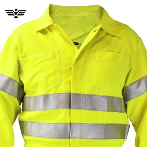 Premium Hi-Visibility Reflective Safety Coverall Suit <b>for</b> <b>Construction</b> Roadwork Industrial Maintenance Warehouse - Product Image 4