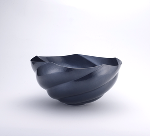 Bol décoratif rond en métal élégant, en forme de coquille d'huître, argenté, pour centre de table, décoration intérieure, décoration de bureau - Product Image 2