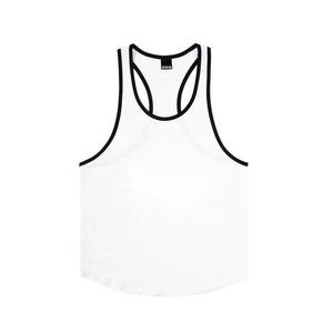 Wholesale Custom Logo Yellow Gym Tank Top Ribbed <b>Stringer</b> <b>Vest</b> Bodybuilding Weightlifting Training Fitness Workout Activewear - Product Image 2