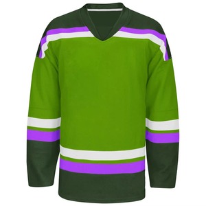 Uniformes de hockey sur glace en gros, directement de l'usine |   Maillots de hockey avec logo personnalisé |   Vêtements de sport en maille respirante 100% polyester 2026 - Product Image 3