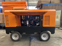 Compresseurs d'air à vis diesel portables 850 CFM 22 bars, compresseur d'air mobile à vis 800 CFM, prix