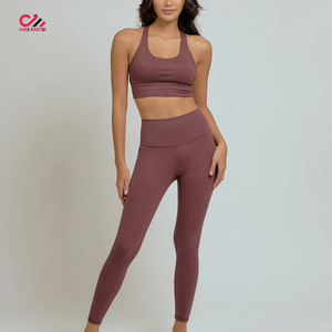 Cheap Price Women <b>Yoga</b> <b>Sets</b> Custom New Sportswear Women's <b>Yoga</b> <b>Set</b> Gym High Stretch Workout <b>Yoga</b> Leggings <b>Sets</b> - Product Image 6