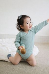 JALBEBE Tutina Neonato Unisex Autunnale in Cotone Spandex Intrecciato, Lavabile, a Maniche Lunghe, Aperta sul Davanti, Eco-Friendly - Ingrosso - Product Image 6