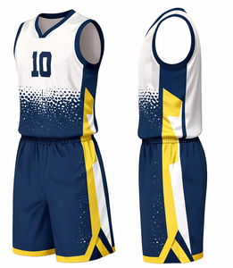 Ensemble de maillot de basket-ball personnalisé pour enfants, avec nom et numéro, pour garçons et filles, sports - Product Image 2