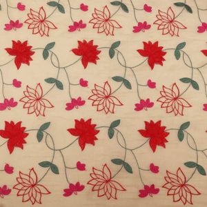 Premium Multi Embroidery Fabric Women Fashion Fabric Designer Embroidery Fabric Party Wear Fabric Luxury Fabric - Product Image 2