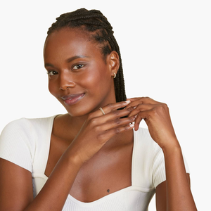 Pendientes de Aro de Plata 925 con Moissanita, Elegantes y Deslumbrantes, con Diamantes de Corte Redondo, Joyería Ligera y Cómoda para Mujer, para Uso Diario, Regalo - Product Image 5