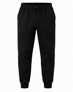 Pantalon de jogging décontracté pour homme en molleton bleu marine, taille élastique, poches latérales, plissé sur le devant, avec cordon de serrage, idéal pour le printemps - Product Image 4