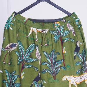 Conjunto de Pijama de Manga Larga con Estampado Floral y Rayas Verticales para Mujer, Hecho a Mano, de Algodón, para Descansar en Casa, de Secado Rápido, Elegante, para Primavera/Verano - Product Image 5