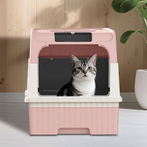 PinkMagic Cube Lettiera Automatica Intelligente per Gatti, Design Silenzioso e Senza Fili, Ampio Spazio Interno, Goditi la Vita Pura |   Multi-misura Preferito - Product Image 4