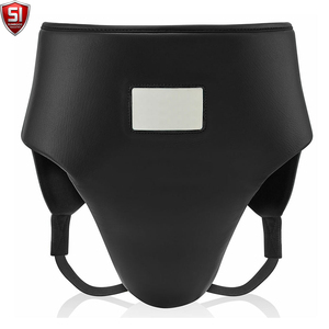 อุปกรณ์ป้องกันอวัยวะเพศชาย SUMROOS INDUSTRY PU Boxing Groin Guard ระบายอากาศได้ดีและสวมใส่สบาย แผ่นรองป้องกันสำหรับการฝึกซ้อม MMA และคิกบ็อกซิ่ง - Product Image 2
