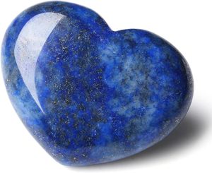 Piedra de Palma de Lapislázuli Natural con Imagen de Corazón, 1.8x1.4 Pulgadas, Gema Tallada, Arte Popular, Regalo de Meditación, Decoración del Hogar, Venta al por Mayor - Product Image 3