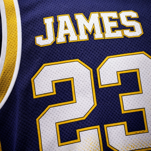 Uniforme de Baloncesto sin Mangas de Talla Grande OEM, Secado Rápido, Transpirable, Tela 100% Poliéster, Personalizado con Sublimación y Bordado para Jugadores - Product Image 4