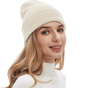 New Fashion Colors Wholesale Custom Logo Transfer Print Embroidery New Custom Winter Wear Knitted Cap <b>Beanies</b> <b>Hats</b> for <b>Men</b> Women - Product Image 2