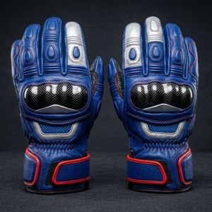 Leather Made Motor Bike Racing <b>Gloves</b> Comfortable Men Motor Bike Racing <b>Gloves</b> for Sale Online High Quality With Best OEM - Product Image 1