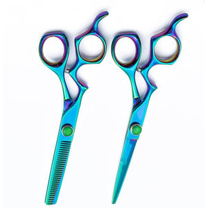 Ensemble de ciseaux de coiffure en acier inoxydable pour droitiers, lame tranchante - Product Image 2