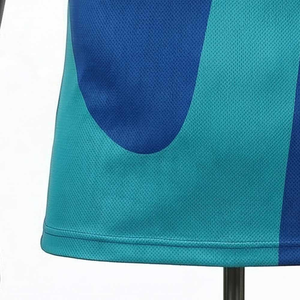 Camiseta Deportiva de Manga Corta para Hombre, Color Azul Turquesa, Cuello Redondo, de Secado Rápido, Tejido de Punto, Corte Ajustado, Largo Regular - Product Image 6