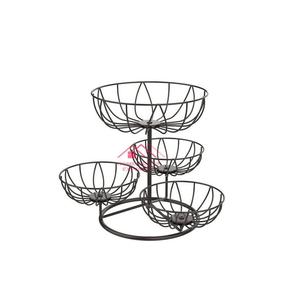 ตะกร้าผลไม้ที่และอุปกรณ์ตกแต่งอื่นๆชั้นโลหะหรูหราขายดี - Product Image 1