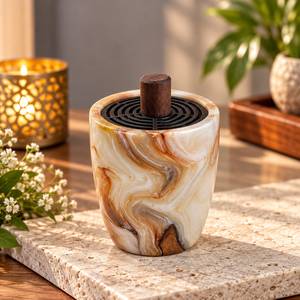 Brûleur à Bakhoor en Résine et Bois Style Arabe, Porte-Encens Oud Traditionnel, Artisanat Religieux, Prix de Gros, Décoration de Luxe pour la Maison, Cadeau - Product Image 3