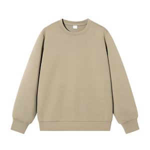 Sweat-shirt à col rond oversize pour homme de haute qualité, en coton molletonné, style streetwear décontracté, OEM - Product Image 3