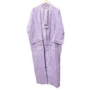 Digital Printing Floral Kimono V-neck Belt Closure <b>Robe</b> Quick <b>Dry</b> Cotton Sleepwear Full Length <b>Women</b> Gown Soft Breathable - Product Image 5