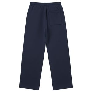 Casual Heavyweight Zip Hoodie and <b>Jogger</b> Set for <b>Men</b> Soft Cotton Streetwear Sweatshirt and Pants in <b>Navy</b> Fashion Activewear Set - Product Image 4