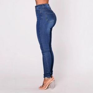 2026 Skinny High Waisted Pencil <b>Jeans</b> Denim Pants Blue White Black Elastic <b>Jeans</b> Woman for Autumn - Product Image 2