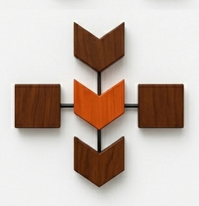 Meilleure décoration murale en métal inspirée de la nature, tendance pour l'intérieur moderne de la maison, sculpture murale élégante en fer. - Product Image 5