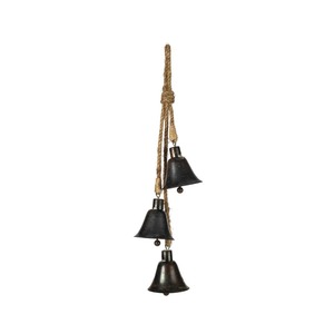 Campanas Metálicas Hechas a Mano, Estilo Rústico, Decoración Colgante, Forma Redonda, Uso en Interiores y Exteriores - Product Image 1