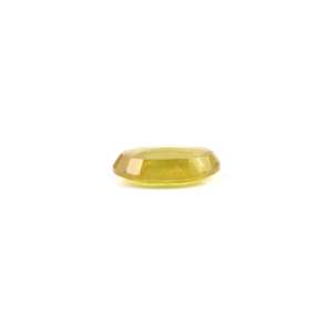 3.9 Carat Oval Cut Yellow Sapphire Loose Gemstone for Fine Jewelry - Product Image 3