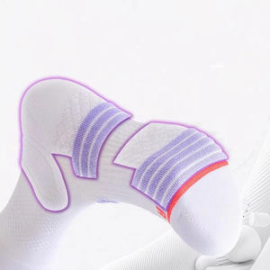 Calcetines Deportivos de Running para Hombre, de Alta Calidad, con Fibra de Bambú y Spandex, Estampado Digital, Acolchados, Transpirables, Casuales de Verano, Venta al Por Mayor - Product Image 5