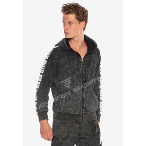 Conjunto de Pantalones Deportivos de Felpa Francesa para Hombre, Talla Grande, 100% Algodón, con Logotipo Personalizado al por Mayor, Estilo Casual, Lavado Ácido, para Invierno - Product Image 3