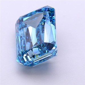 Diamante Cultivado en Laboratorio de 5.10ct, Corte Radiante, Azul Intenso VS2, para Joyería - Product Image 2