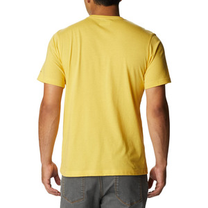 Camiseta de Manga Corta con Cuello Redondo Amarilla para Hombre, 100% Algodón, Ecológica, Clásica y Versátil, Color Sólido de Verano - Product Image 6