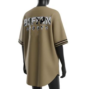 Camiseta de Béisbol para Mujer, Malla de Poliéster, 190 GSM, Tela Ligera y Transpirable, Logotipo Personalizado con Apliques, Camiseta de Béisbol Transpirable para Mujer - Product Image 5