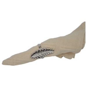 Porte-serviettes décoratif plaqué argent pour hôtels et mariages, support en tissu, design en laiton, anneau de serviette de table - Product Image 3