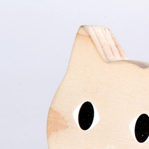Boutons de meuble en bois de pin faits à la main, motif visage de chat, en bois naturel, pour tiroirs d'enfants, poignées de porte de commode, poignées de placard, boutons de meuble de cuisine - Product Image 4
