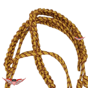 Aiguillette tressée de parade, cordon de couleur pour épaule avec embout en laiton - Product Image 4