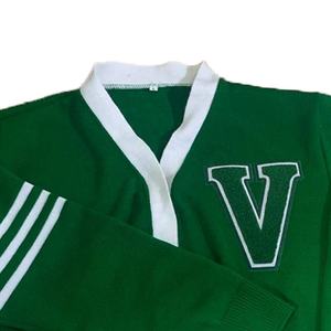 Factory Price Sorority School University <b>Cardigan</b> <b>Sweater</b> Thin Stylish and Versatile Cotton <b>Sweater</b> Applique Embroidery <b>Sweater</b> - Product Image 4