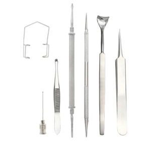 Kit de 8 Piezas de Instrumentos Quirúrgicos Oftálmicos Manuales para Extracción de Cuerpos Extraños, Herramientas de Extracción de Objetos Extraños del Ojo, Bandeja de Esterilización - Product Image 2