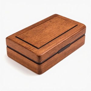 Estuche de puros de madera natural pulida de lujo, diseñado para colecciones exclusivas, que ofrece una estructura duradera y una apariencia elegante. - Product Image 6
