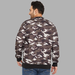 Sublimation Tie-Dye Fleece Sublimation <b>Sweatshirt</b> <b>Men</b> Crew Neck Casual Regular Fit Autumn Gray <b>White</b> Patterned Long Sleeve - Product Image 6