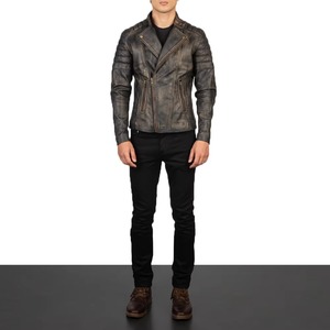 High Quality Fashion Men's Custom Leather Eco-Friendly Breathable Windproof Winter Jacket/Pakistan Leather Jackets <b>Maximize</b> - Product Image 4