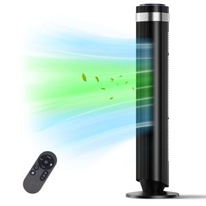 Ventilador de Torre Silencioso para Dormitorio, 28dB, 64 Modos Automáticos Inteligentes - Product Image 1