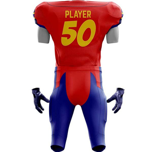 Maillot et uniforme de football américain personnalisés de haute qualité, entièrement sur mesure, à manches courtes, fabriqués au Pakistan, uniforme par sublimation - Product Image 2