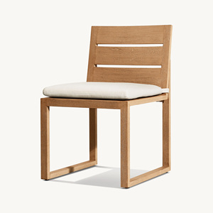Premium Teak Wood Dining <b>Chair</b> Handmade Solid Wood <b>Restaurant</b> <b>Chair</b> Modern Natural Design Furniture Manufacturer Indonesia - Product Image 4
