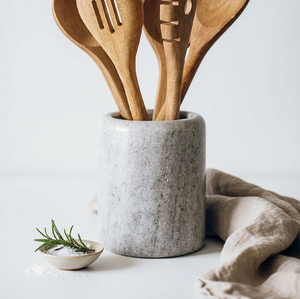 Soporte para cucharas de mármol natural, organizador de cocina, artículos de artesanía, soporte para cubiertos, ¡en oferta! - Product Image 6