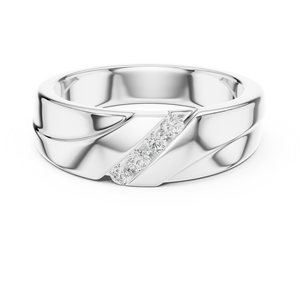 Men's Tiny Gleam Lab Grown Diamonds 14K Rose <b>Gold</b> Boho Stackable <b>Ring</b> <b>Set</b> for Daily Wear - Product Image 5