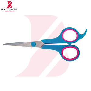 Tijeras de Peluquería Profesionales con Mango de Plástico Azul, Tijeras de Peluquería 440C para Zurdos, para el Cuidado del Cabello - Product Image 4