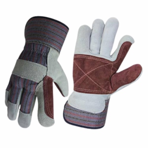 Gants de sécurité industriels en cuir de vachette canadien de haute qualité, cuir grainé premium, certifiés CE, résistants à la chaleur - Product Image 2